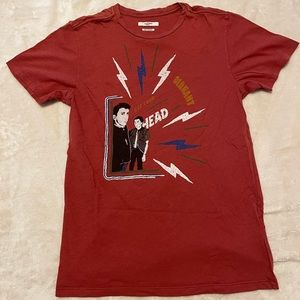 Isabel Marant Red Graphic Short Sleeve Tee
